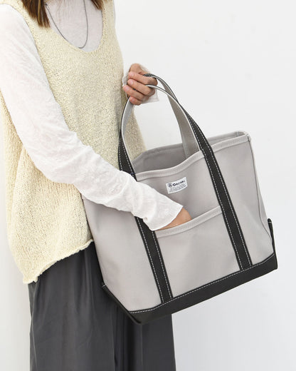 ORCIVAL [オーチバル・オーシバル] Tote Bag Medium -BY COLOR- [OR-H0284KWC-B] トートバッグ ミディアム-バイカラー-・Mサイズ・大きめトート・ラージトート A4サイズもOK・エコバッグ・ショッピングバッグ・MEN'S / LADY'S [2025AW]