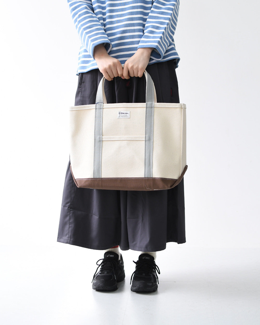 ORCIVAL [オーチバル・オーシバル] Tote Bag Medium -BY COLOR- [OR-H0284KWC-B] トートバッグ ミディアム-バイカラー-・Mサイズ・MEN'S / LADY'S [2026SS]