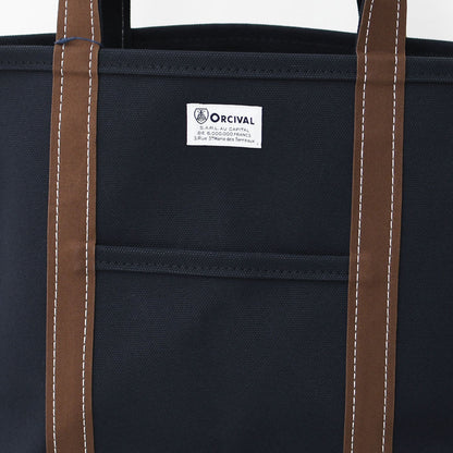 ORCIVAL [オーチバル・オーシバル] Tote Bag Medium -BY COLOR- [OR-H0284KWC-B] トートバッグ ミディアム-バイカラー-・Mサイズ・大きめトート・ラージトート A4サイズもOK・エコバッグ・ショッピングバッグ・MEN'S / LADY'S [2025AW]