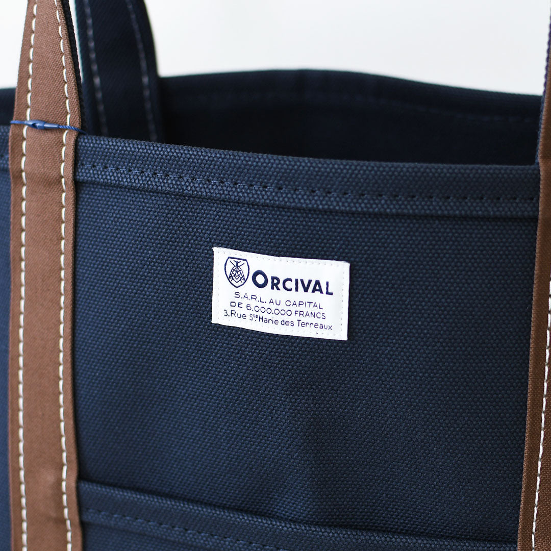 ORCIVAL [オーチバル・オーシバル] Tote Bag Medium -BY COLOR- [OR-H0284KWC-B] トートバッグ ミディアム-バイカラー-・Mサイズ・MEN'S / LADY'S [2026AW]