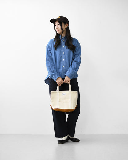 ORCIVAL[オーチバル・オーシバル] CANVAS TOTE BAG SMALL-BY COLOR- [OR-H0285KWC-B] キャンバストートバッグ スモール [2026AW]