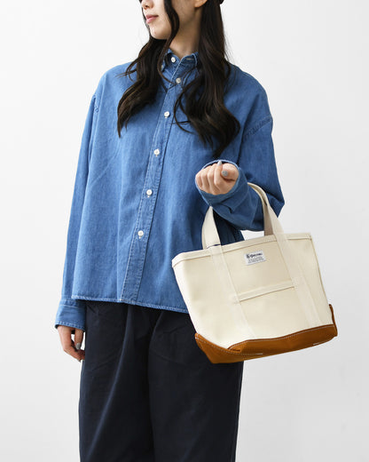 ORCIVAL[オーチバル・オーシバル] CANVAS TOTE BAG SMALL-BY COLOR- [OR-H0285KWC-B] キャンバストートバッグ スモール [2026AW]