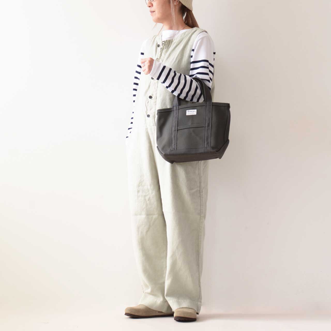 ORCIVAL[オーチバル・オーシバル] CANVAS TOTE BAG SMALL -SOLID- [OR-H0285KWC-S] キャンバストートバッグ スモール [2024AW]