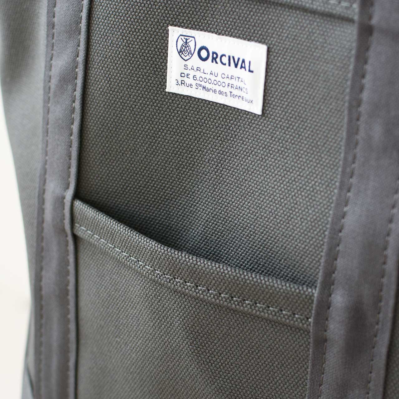 ORCIVAL[オーチバル・オーシバル] CANVAS TOTE BAG SMALL -SOLID- [OR-H0285KWC-S] キャンバストートバッグ スモール [2024AW]