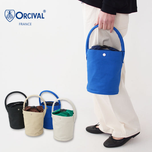 ORCIVAL[オーチバル・オーシバル] LIGHT CANVAS BUCKET BAG [OR-H0287LCV] ライトキャンバス バケットバッグ [2024SS]