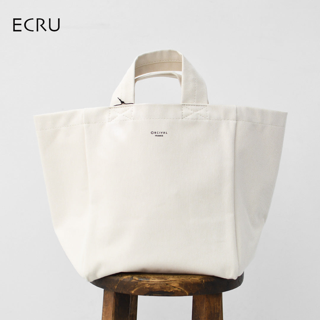 ORCIVAL[オーチバル・オーシバル] TWILL TOTE BAG SMALL [OR-H0330HBT] ツイルトートバッグ スモール [2026SS]