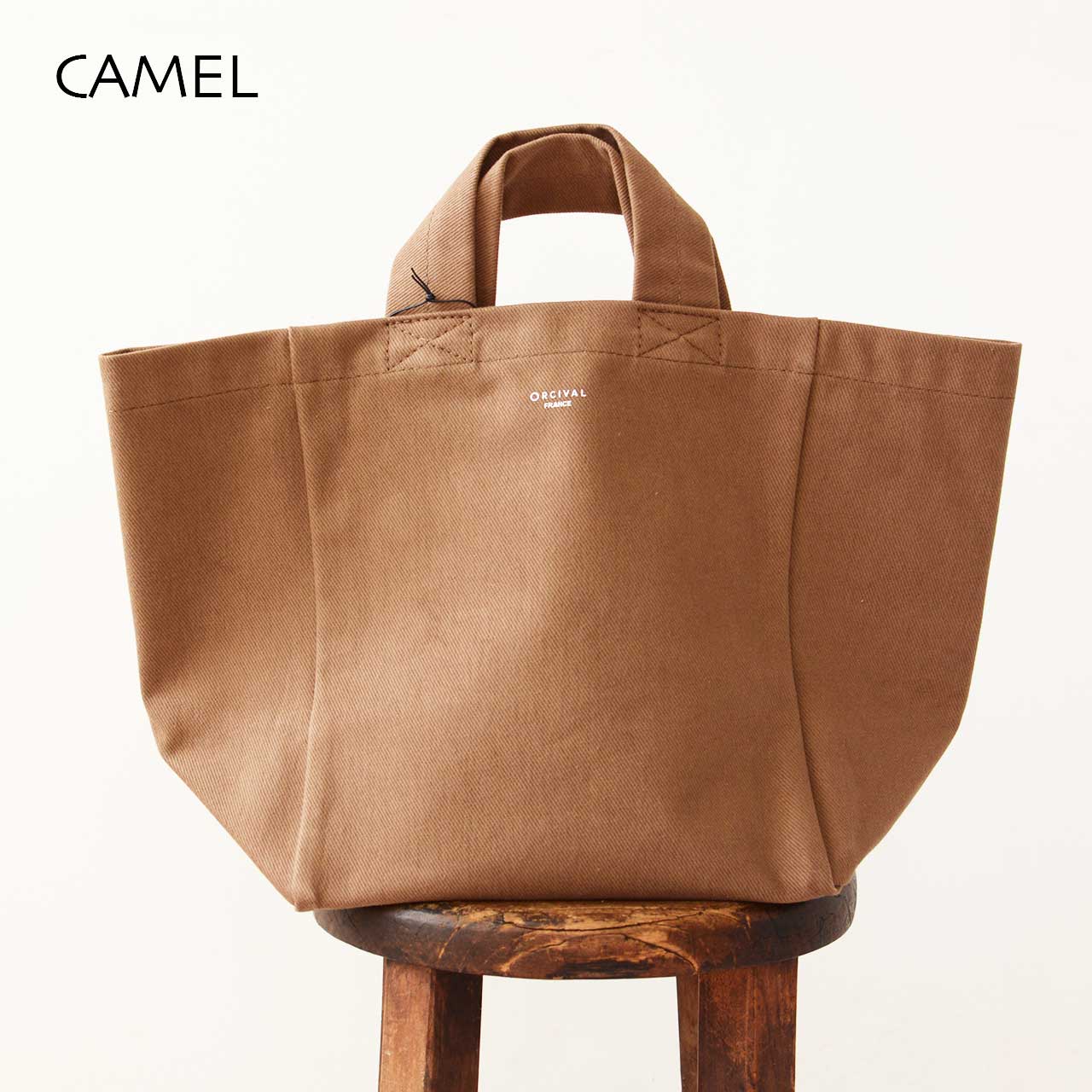 ORCIVAL[オーチバル・オーシバル] TWILL TOTE BAG SMALL [OR-H0330HBT] ツイルトートバッグ スモール [2024AW]