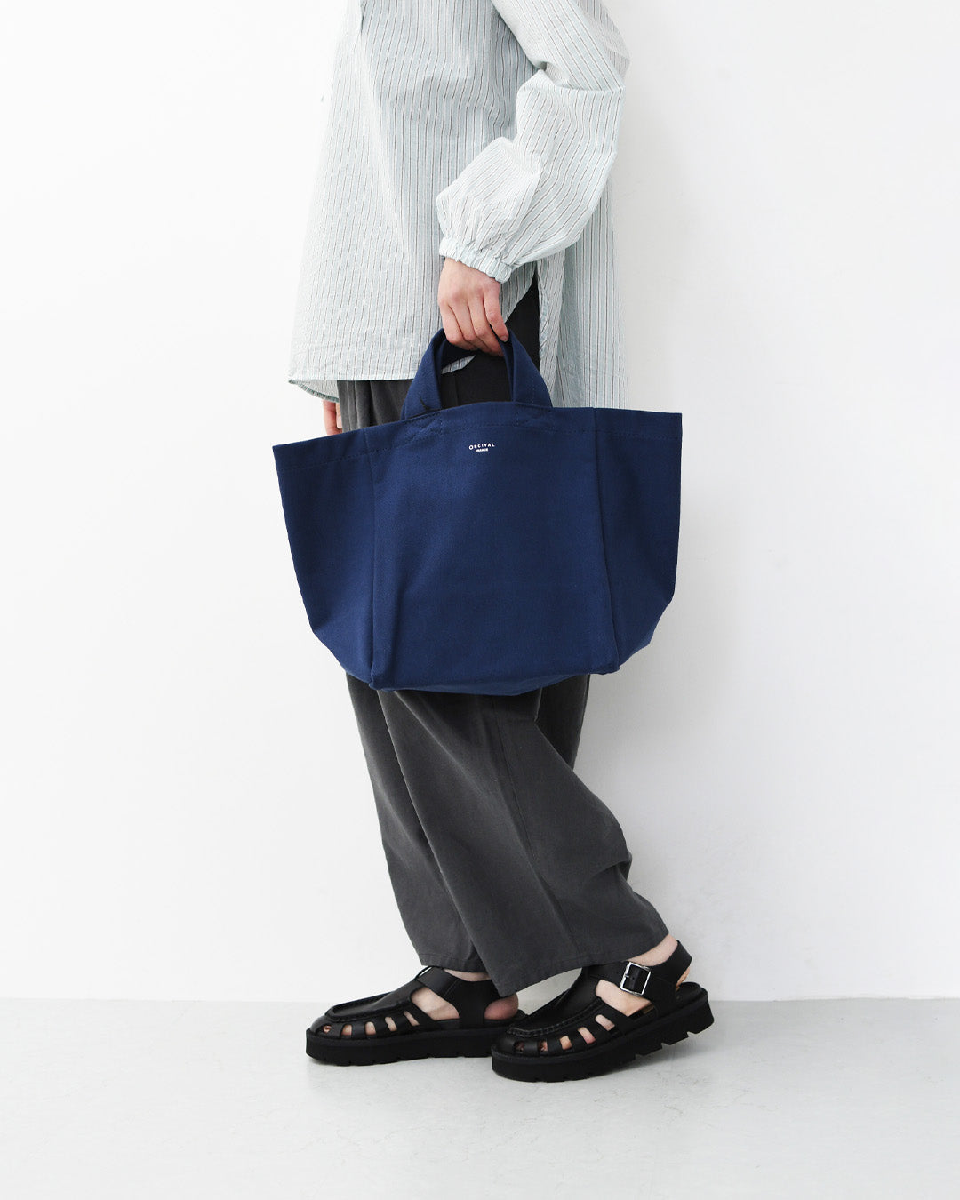 ORCIVAL[オーチバル・オーシバル] TWILL TOTE BAG SMALL [OR-H0330HBT] ツイルトートバッグ スモール [2026SS]