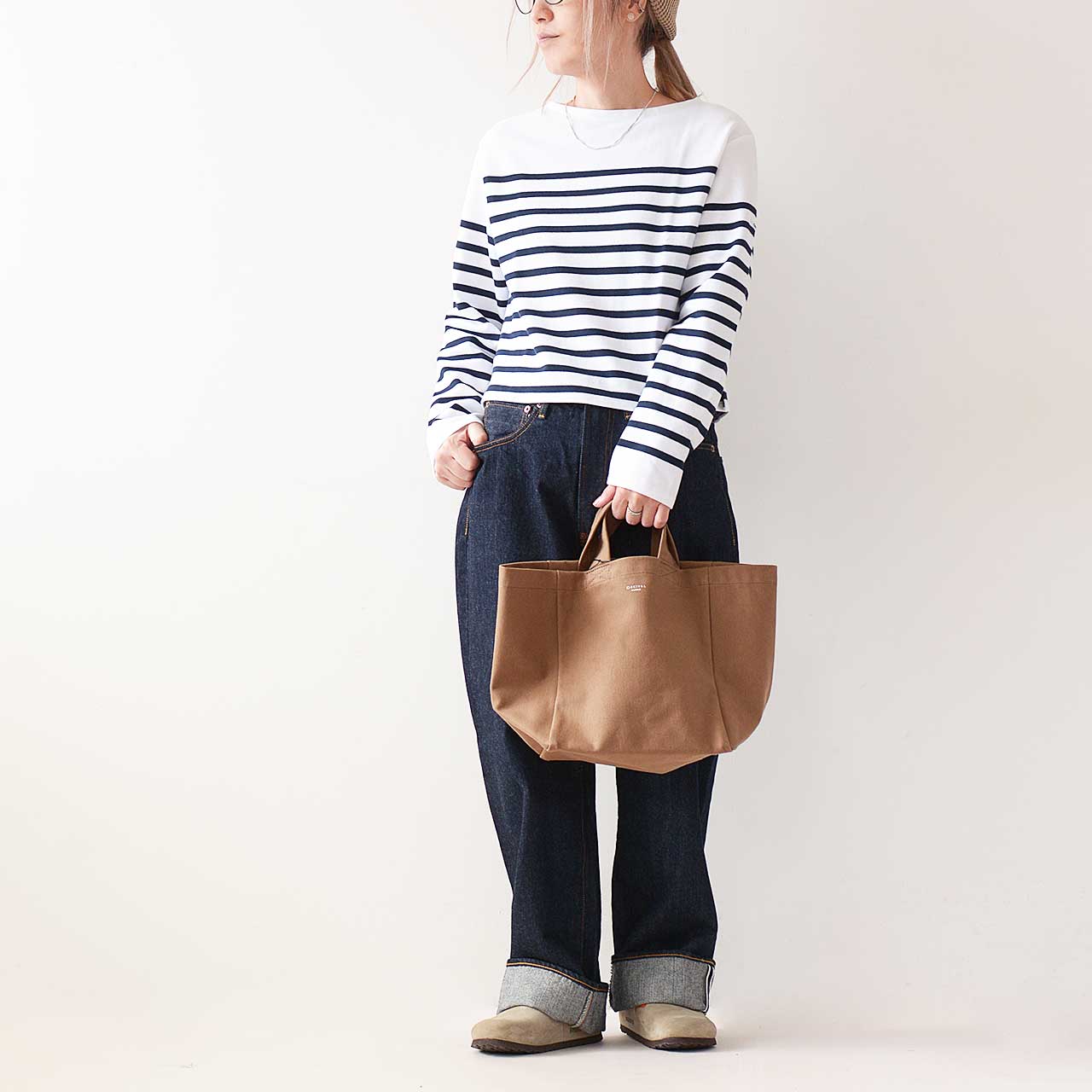 ORCIVAL[オーチバル・オーシバル] TWILL TOTE BAG SMALL [OR-H0330HBT] ツイルトートバッグ スモール [2024AW]