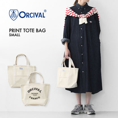 ORCIVAL[オーチバル・オーシバル] PRINT TOTE BAG SMALL [OR-H0361KWC] プリントトートバッグ スモール [2025SS]
