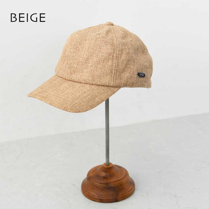 ORCIVAL [オーチバル・オーシバル] RAFFIA LIKE NATURAL 6PANEL CAP [OR-H0362RFG] ラフィアライクナチュラル 6Pキャップ・ラフィアキャップ・麦わらキャップ・ストローキャップ・涼しい・MEN'S / LADY'S [2026SS]