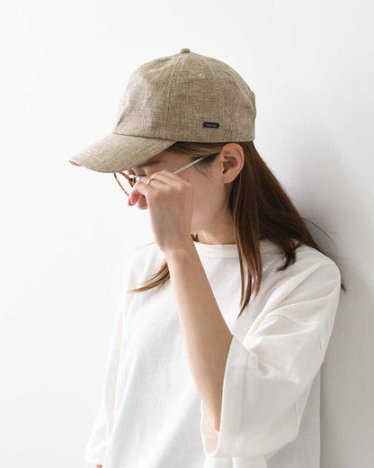 ORCIVAL [オーチバル・オーシバル] RAFFIA LIKE NATURAL 6PANEL CAP [OR-H0362RFG] ラフィアライクナチュラル 6Pキャップ・ラフィアキャップ・麦わらキャップ・ストローキャップ・涼しい・MEN'S / LADY'S [2026SS]