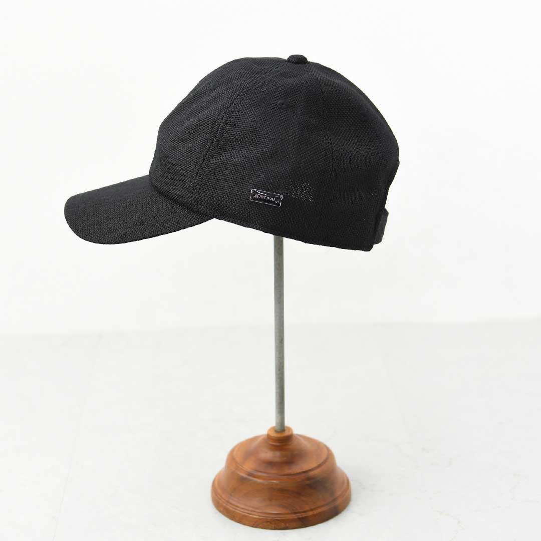 ORCIVAL [オーチバル・オーシバル] RAFFIA LIKE NATURAL 6PANEL CAP [OR-H0362RFG] ラフィアライクナチュラル 6Pキャップ・ラフィアキャップ・麦わらキャップ・ストローキャップ・涼しい・MEN'S / LADY'S [2026SS]