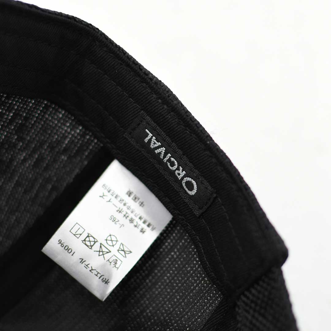 ORCIVAL [オーチバル・オーシバル] RAFFIA LIKE NATURAL 6PANEL CAP [OR-H0362RFG] ラフィアライクナチュラル 6Pキャップ・ラフィアキャップ・麦わらキャップ・ストローキャップ・涼しい・MEN'S / LADY'S [2026SS]