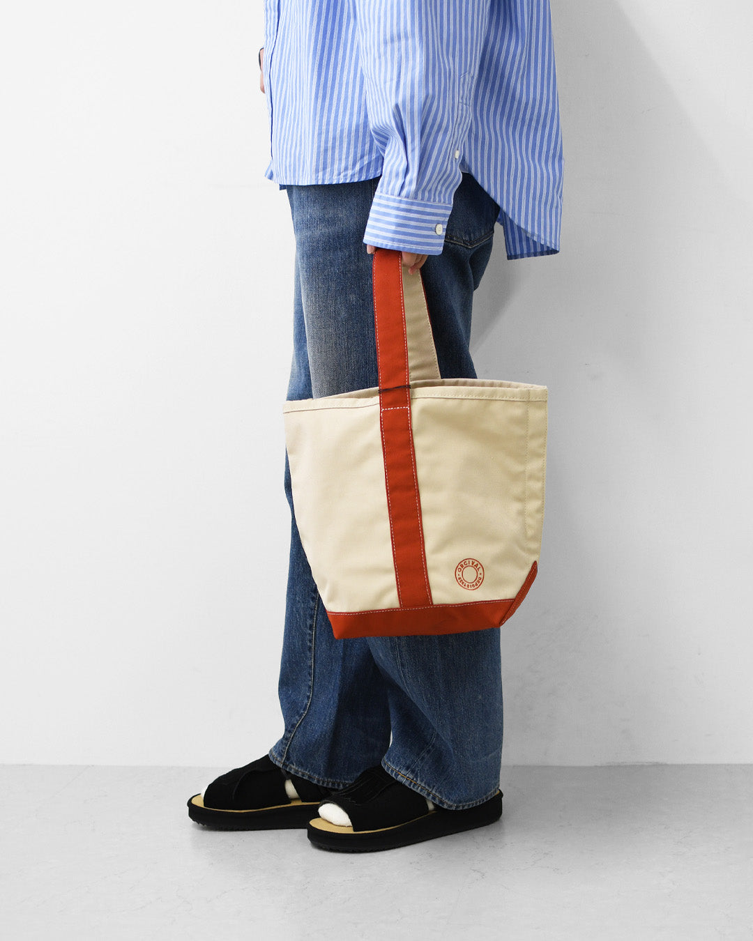 ORCIVAL[オーチバル・オーシバル] ONE HANDLE TOTE [OR-H0339VTC] ワンハンドルトート・無地・ワントーン・コンパクト・ミニバッグ・軽量・斜め掛け・肩掛け・MEN'S / LADY'S [2026AW]