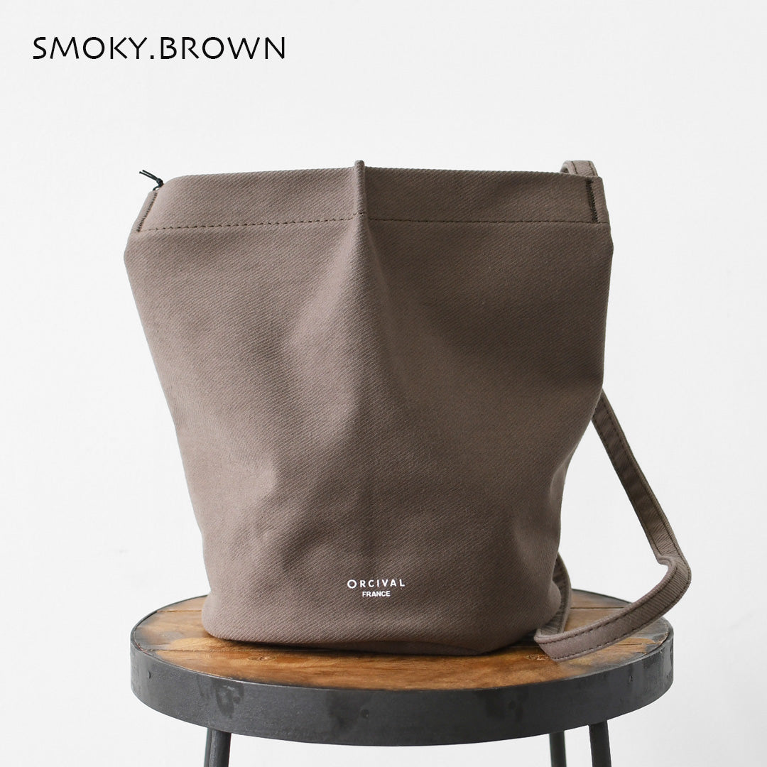 ORCIVAL[オーチバル・オーシバル] TWILL SHOULDER BAG [OR-H0402HBT] ツイル ショルダーバッグ・無地・ワントーン・コンパクト・ミニバッグ・軽量・斜め掛け・肩掛け・MEN'S / LADY'S [2026AW]