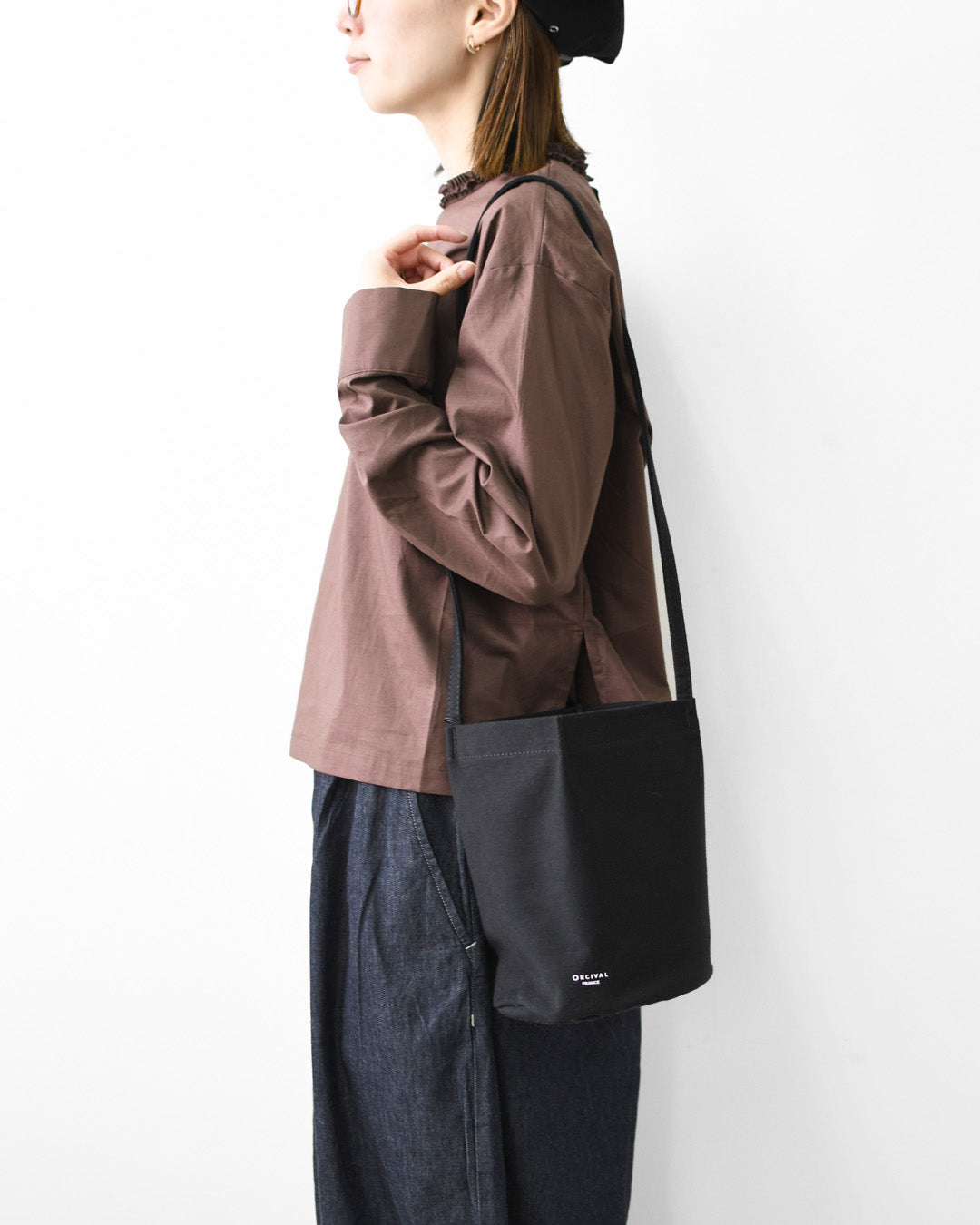 ORCIVAL[オーチバル・オーシバル] TWILL SHOULDER BAG [OR-H0402HBT] ツイル ショルダーバッグ・無地・ワントーン・コンパクト・ミニバッグ・軽量・斜め掛け・肩掛け・MEN'S / LADY'S [2026AW]
