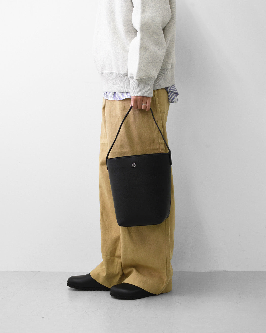 ORCIVAL[オーチバル・オーシバル] Double Face Leather Hand Bag [OR-H0403DFT] ダブルフェイスレザーハンドバッグ レザーバッグ・ショルダーバッグ・無地・ワンハンドル・MEN'S / LADY'S [2026AW]