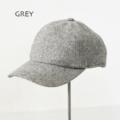 ORCIVAL [オーチバル・オーシバル] WOOL LIKE 6PANEL CAP [OR-H0407SHG] ウールライク 6パネルキャップ・ラフィアキャップ・帽子・シンプル・カジュアル・ナチュラル・MEN'S / LADY'S [2026AW]