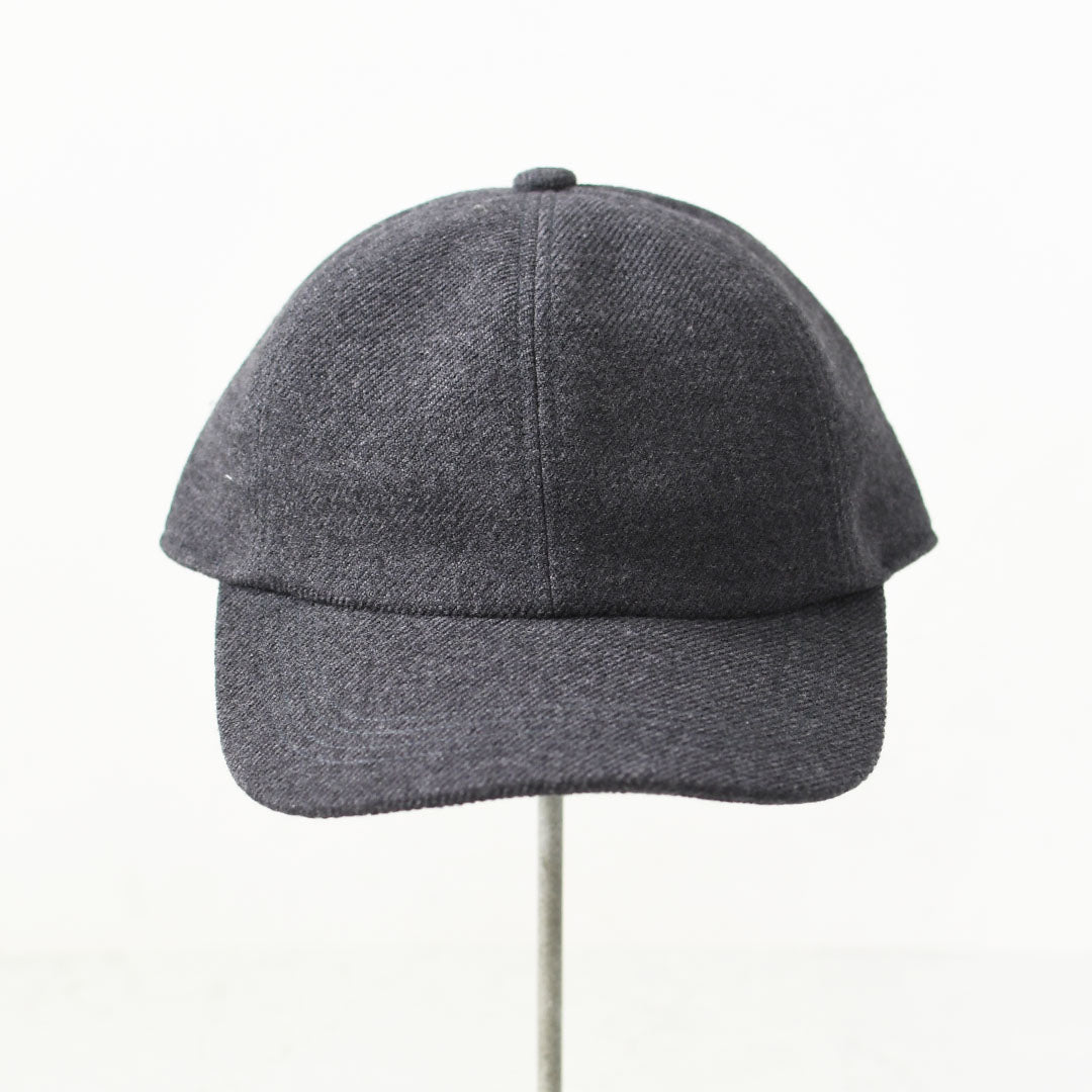 ORCIVAL [オーチバル・オーシバル] WOOL LIKE 6PANEL CAP [OR-H0407SHG] ウールライク 6パネルキャップ・ラフィアキャップ・帽子・シンプル・カジュアル・ナチュラル・MEN'S / LADY'S [2026AW]