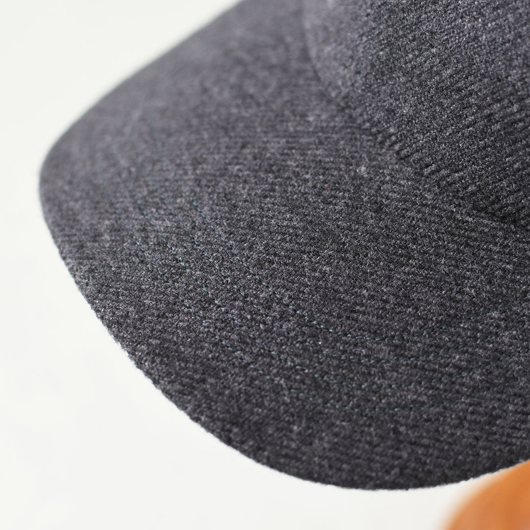 ORCIVAL [オーチバル・オーシバル] WOOL LIKE 6PANEL CAP [OR-H0407SHG] ウールライク 6パネルキャップ・ラフィアキャップ・帽子・シンプル・カジュアル・ナチュラル・MEN'S / LADY'S [2026AW]