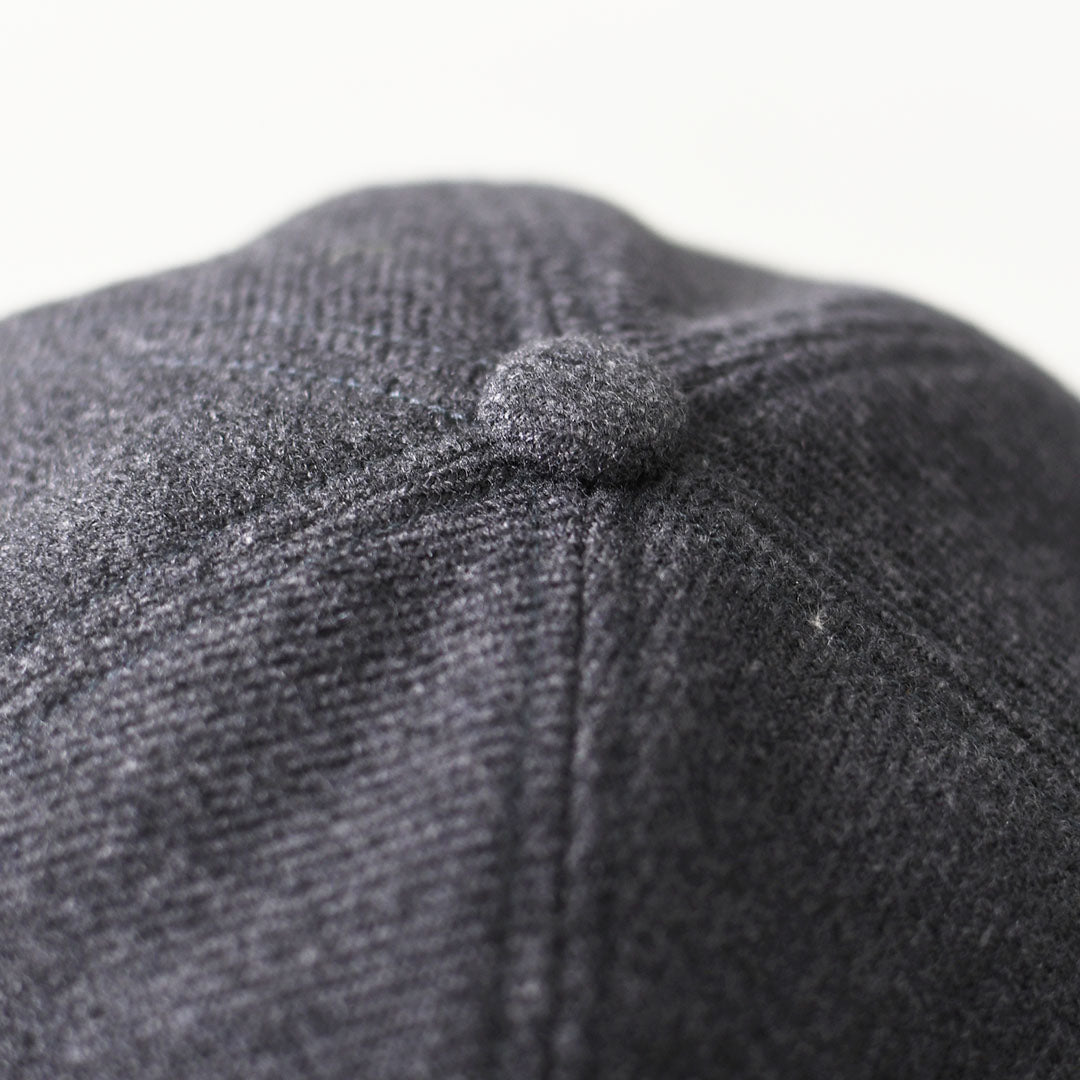 ORCIVAL [オーチバル・オーシバル] WOOL LIKE 6PANEL CAP [OR-H0407SHG] ウールライク 6パネルキャップ・ラフィアキャップ・帽子・シンプル・カジュアル・ナチュラル・MEN'S / LADY'S [2026AW]
