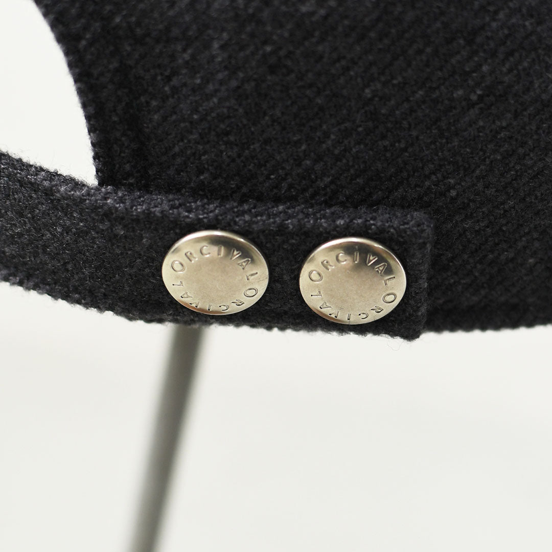 ORCIVAL [オーチバル・オーシバル] WOOL LIKE 6PANEL CAP [OR-H0407SHG] ウールライク 6パネルキャップ・ラフィアキャップ・帽子・シンプル・カジュアル・ナチュラル・MEN'S / LADY'S [2026AW]