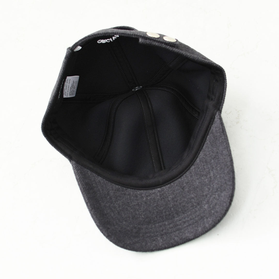 ORCIVAL [オーチバル・オーシバル] WOOL LIKE 6PANEL CAP [OR-H0407SHG] ウールライク 6パネルキャップ・ラフィアキャップ・帽子・シンプル・カジュアル・ナチュラル・MEN'S / LADY'S [2026AW]