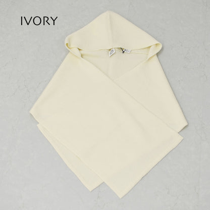 ORCIVAL [オーチバル・オーシバル] WOOL JERSEY KNIT SCARF HOODIE [OR-H0410KKW] ウールジャージー ニットスカーフフーディ・フーディー・フード マフラー・ネックウォーマー・LADY'S [2026AW]