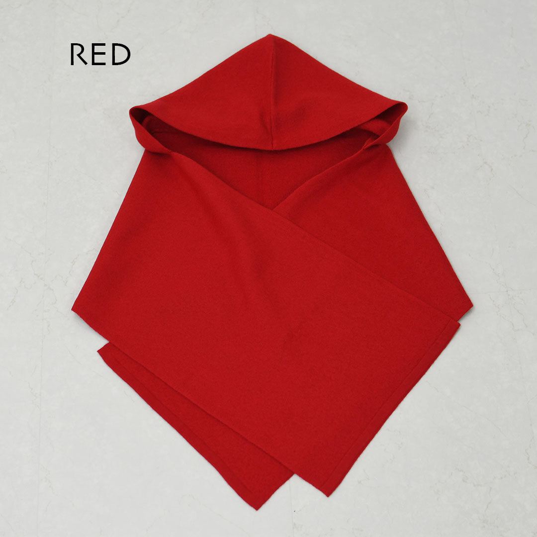 ORCIVAL [オーチバル・オーシバル] WOOL JERSEY KNIT SCARF HOODIE [OR-H0410KKW] ウールジャージー ニットスカーフフーディ・フーディー・フード マフラー・ネックウォーマー・LADY'S [2026AW]