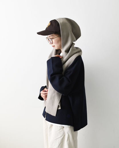 ORCIVAL [オーチバル・オーシバル] WOOL JERSEY KNIT SCARF HOODIE [OR-H0410KKW] ウールジャージー ニットスカーフフーディ・フーディー・フード マフラー・ネックウォーマー・LADY'S [2026AW]