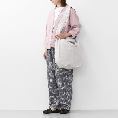 prit [プリット] コットンリネン交織高密度ウェザー ラウンド2wayトート [P01501] [2025SS]