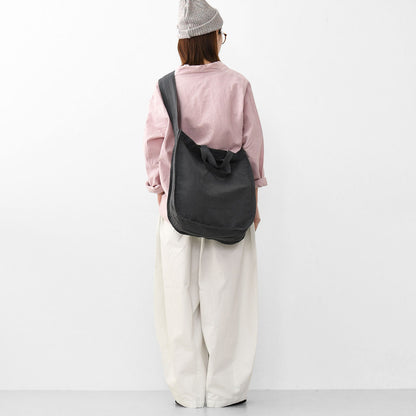 prit [プリット] コットンリネン交織高密度ウェザー ラウンド2wayトート [P01501] [2025SS]