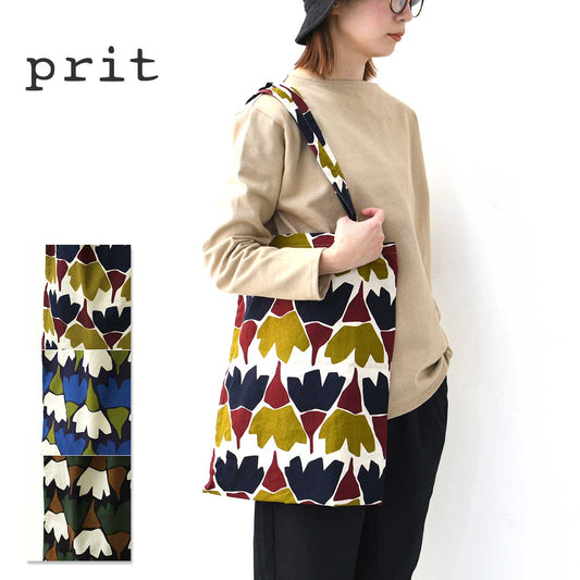prit [プリット] コットンリネンキャンバスラージクッカプリントトート [P01502] [2025SS]