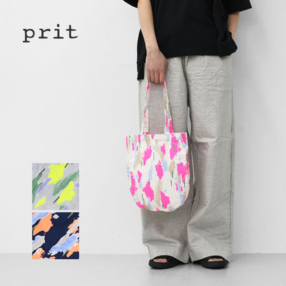 prit [プリット] 20/1バニランスプレッドプリント ラウンドトート [P02501] [2025SS]