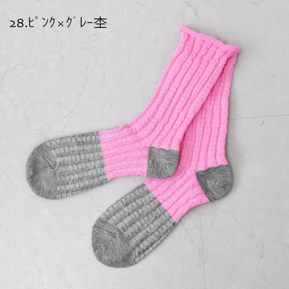 prit [プリット] バイカラーポコソックス [P01462] ソックス・バイカラー・靴下・サンダルソックス・LADY'S [2026SS]