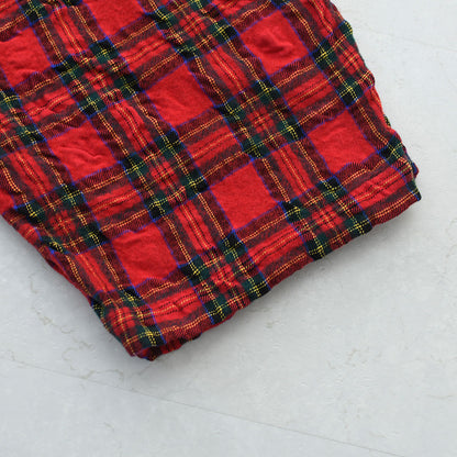 prit [プリット] ウールコットンチェック ワンタックバギーパンツ [P70611] ゆったりシルエット・ワイドシルエット・着心地・柔らか・セットアップ・LADY'S [2025AW]