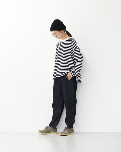 prit [プリット] 6ozデニム ワンタックテーパードパンツ [P70632] ライトデニム・デニム・テーパードシルエット・LADY'S [2025AW]