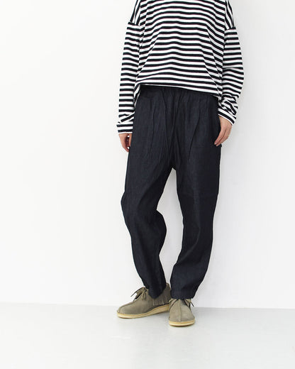 prit [プリット] 6ozデニム ワンタックテーパードパンツ [P70632] ライトデニム・デニム・テーパードシルエット・LADY'S [2025AW]