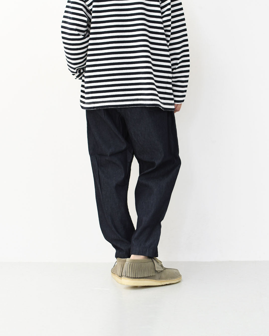 prit [プリット] 6ozデニム ワンタックテーパードパンツ [P70632] ライトデニム・デニム・テーパードシルエット・LADY'S [2025AW]