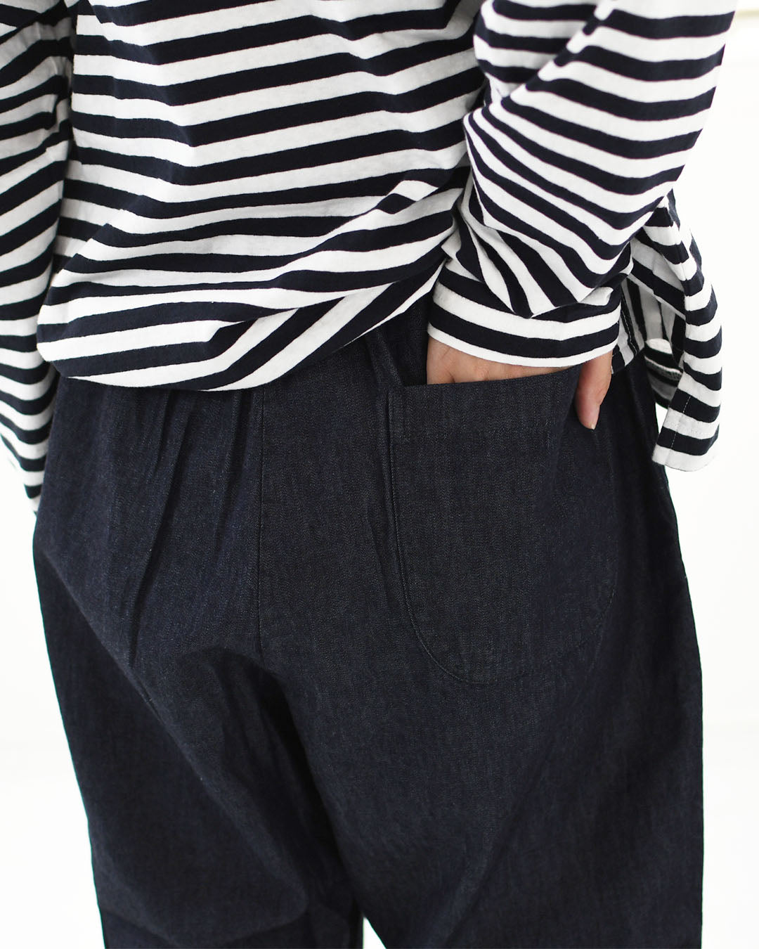 prit [プリット] 6ozデニム ワンタックテーパードパンツ [P70632] ライトデニム・デニム・テーパードシルエット・LADY'S [2025AW]