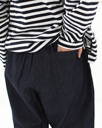 prit [プリット] 6ozデニム ワンタックテーパードパンツ [P70632] ライトデニム・デニム・テーパードシルエット・LADY'S [2025AW]