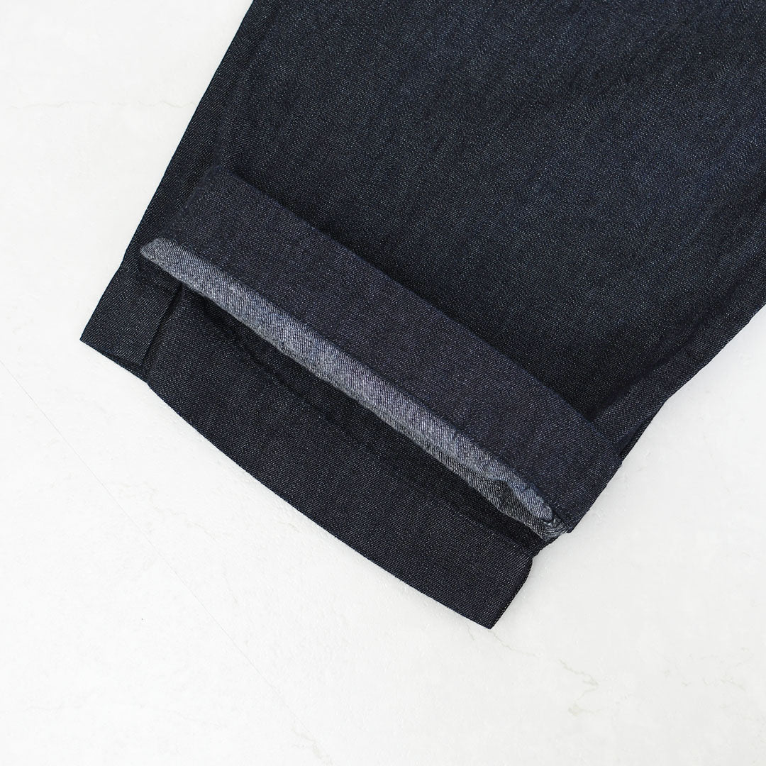 prit [プリット] 6ozデニム ワンタックテーパードパンツ [P70632] ライトデニム・デニム・テーパードシルエット・LADY'S [2025AW]