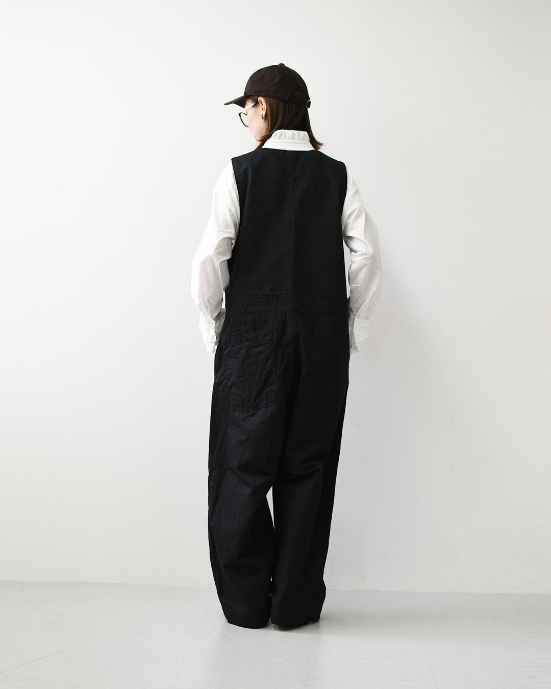 prit [プリット] コットンリネン交織カルゼオールインワン [P70700] オールインワン・コットンリネン・Vネック・LADY'S [2026AW]