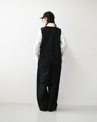 prit [プリット] コットンリネン交織カルゼオールインワン [P70700] オールインワン・コットンリネン・Vネック・LADY'S [2026AW]