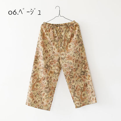 prit [プリット] 60/1サテンミラクルウェーブ加工ワイドパンツ [P70712] ワイドパンツ ワイドシルエット・あったかボトムス・LADY'S [2026AW]