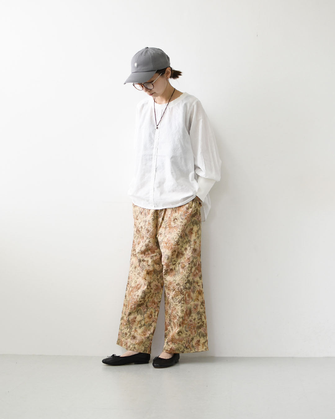 prit [プリット] 60/1サテンミラクルウェーブ加工ワイドパンツ [P70712] ワイドパンツ ワイドシルエット・あったかボトムス・LADY'S [2026AW]