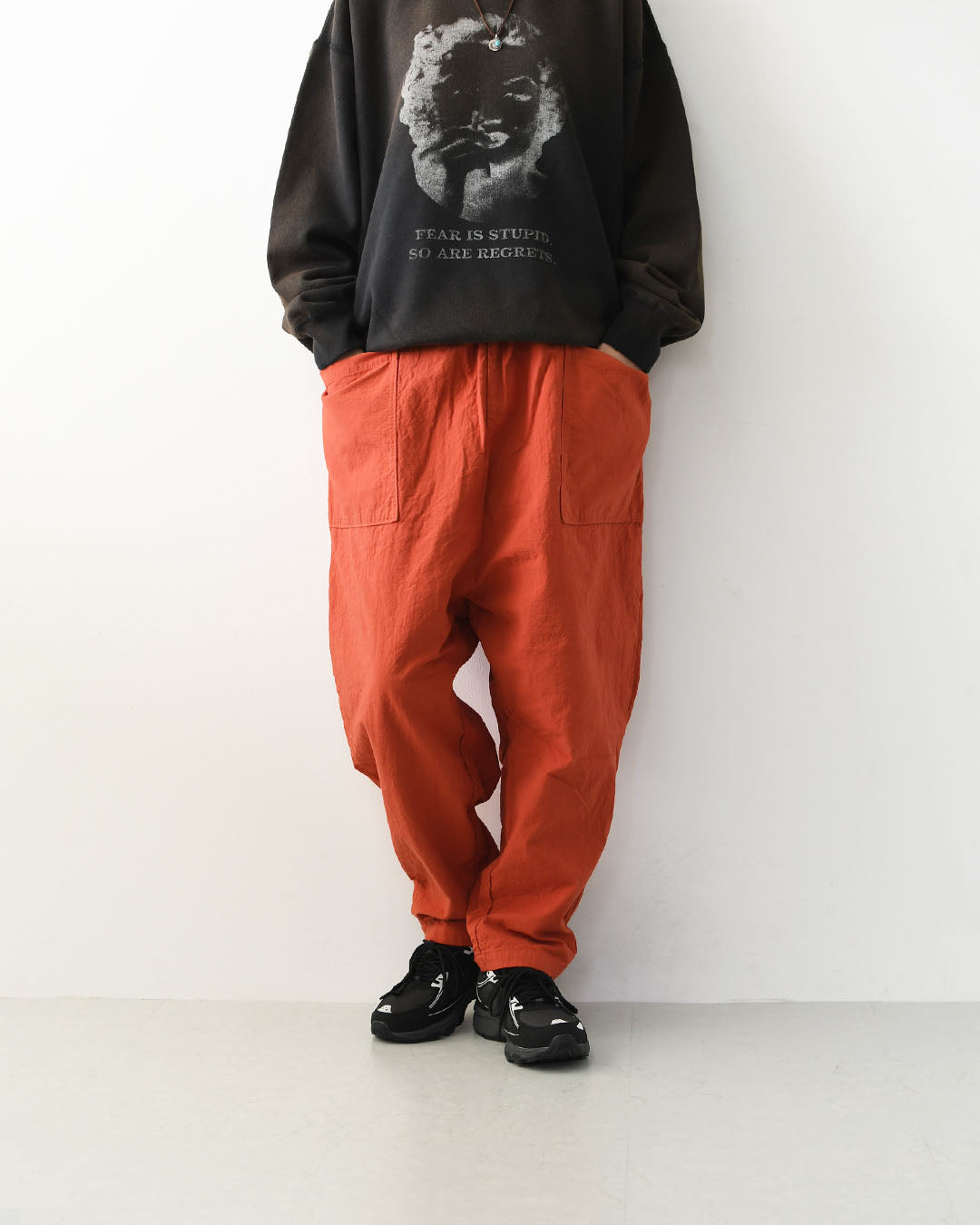 prit [プリット] 40/1二重織接結サルエルパンツ [p70729] サルエルパンツ・LADY'S [2026AW]