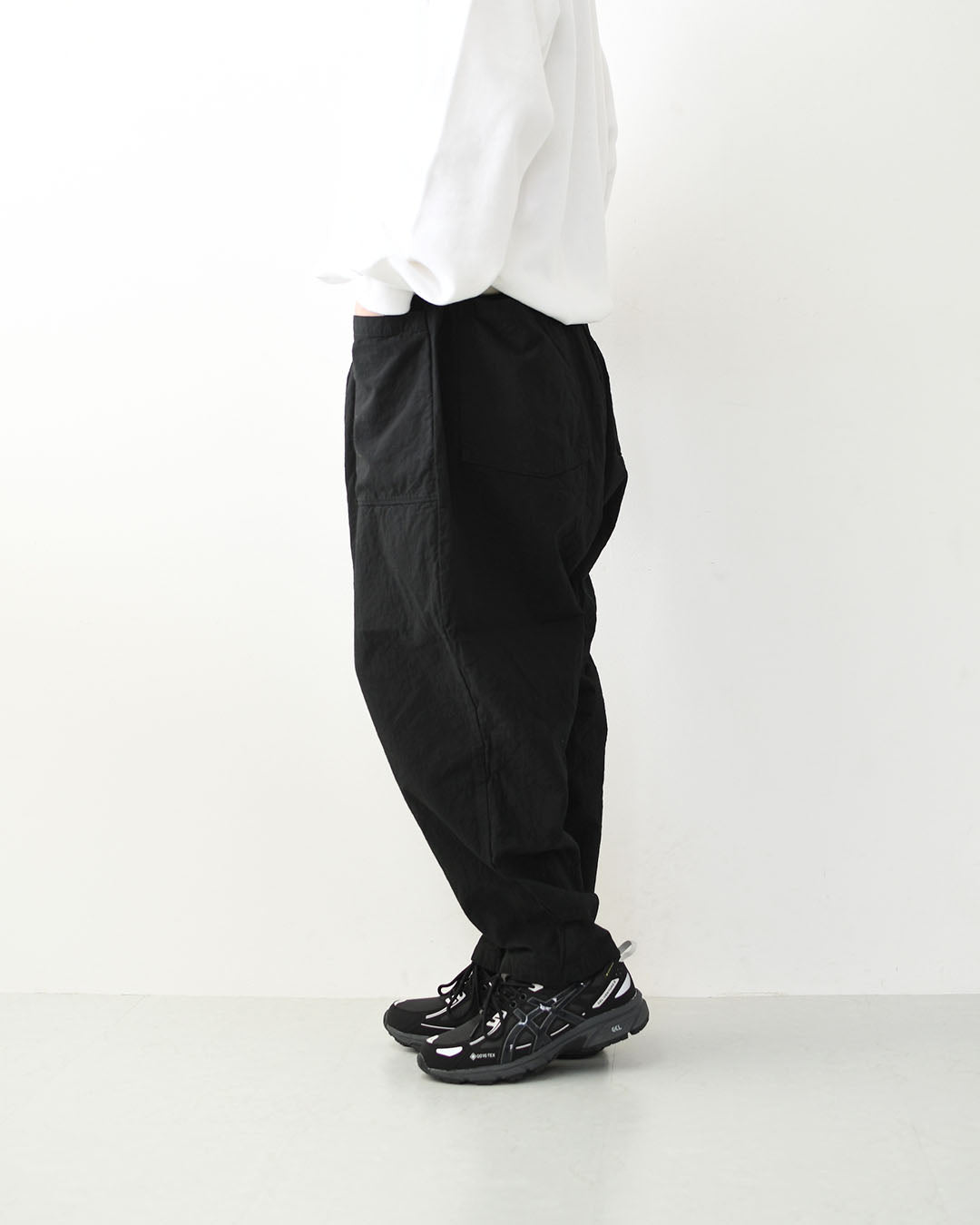 prit [プリット] 40/1二重織接結サルエルパンツ [p70729] サルエルパンツ・LADY'S [2026AW]