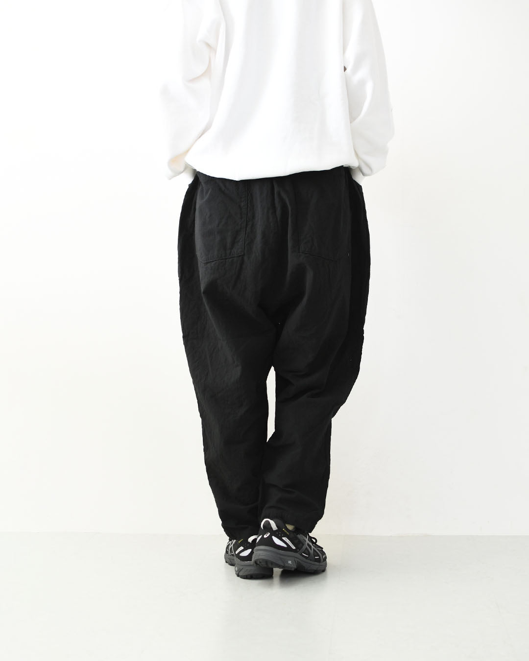 prit [プリット] 40/1二重織接結サルエルパンツ [p70729] サルエルパンツ・LADY'S [2026AW]
